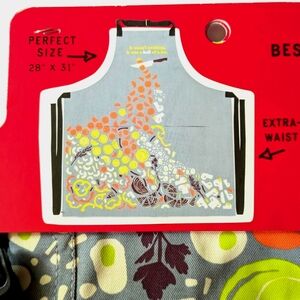 Kitchen Apron BlueQ Cotton Twill Gray "It Wasn't Nothing" Chopping Veggie Food